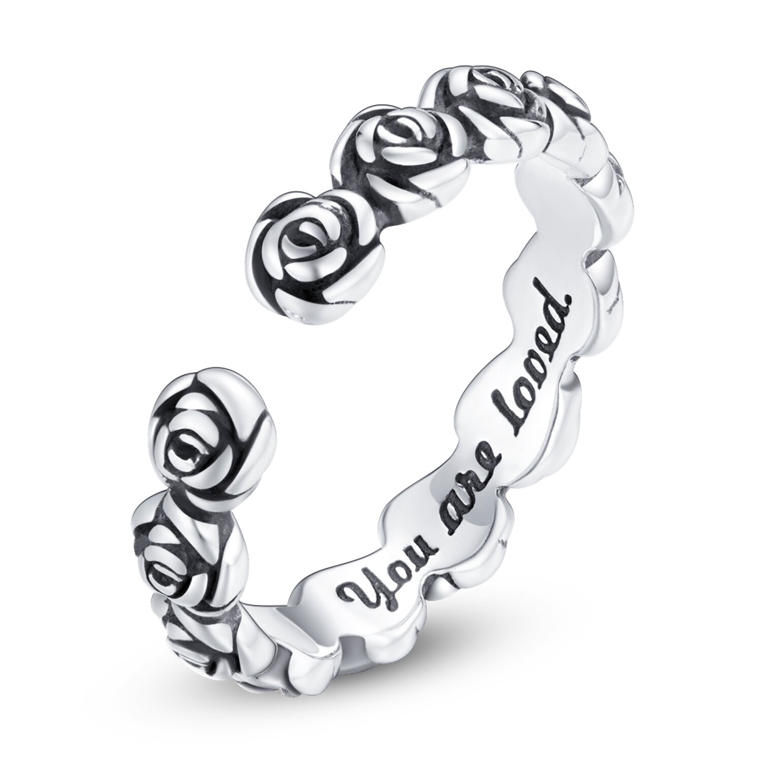 inel-reglabil-din-argint-you-are-loved-107051-4 Inel reglabil din argint You are Loved - imagine 1