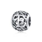 Talisman din argint Alphabet Letter E