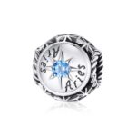 Talisman din argint Aries Zodiac Sun