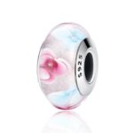 Talisman din argint cu sticla Sweet Roses
