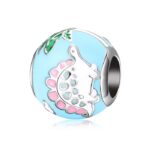Talisman din argint Dino Blue