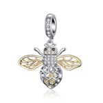 Talisman din argint Flying Bee