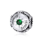 Talisman din argint Gemini Zodiac Sun