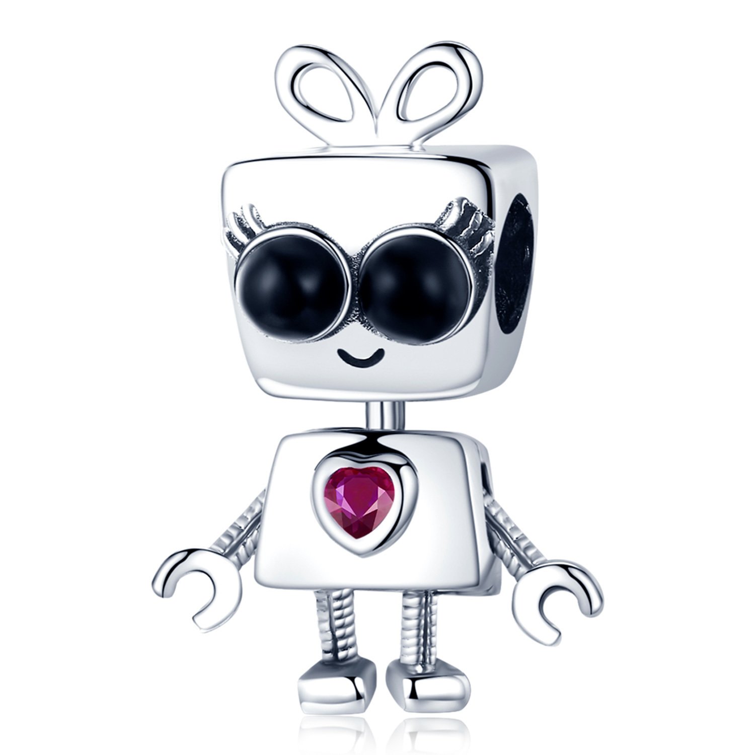 talisman-din-argint-girl-robot-61869-4 Talisman din argint Girl Robot - imagine 1