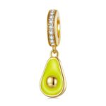 Talisman din argint Golden Avocado
