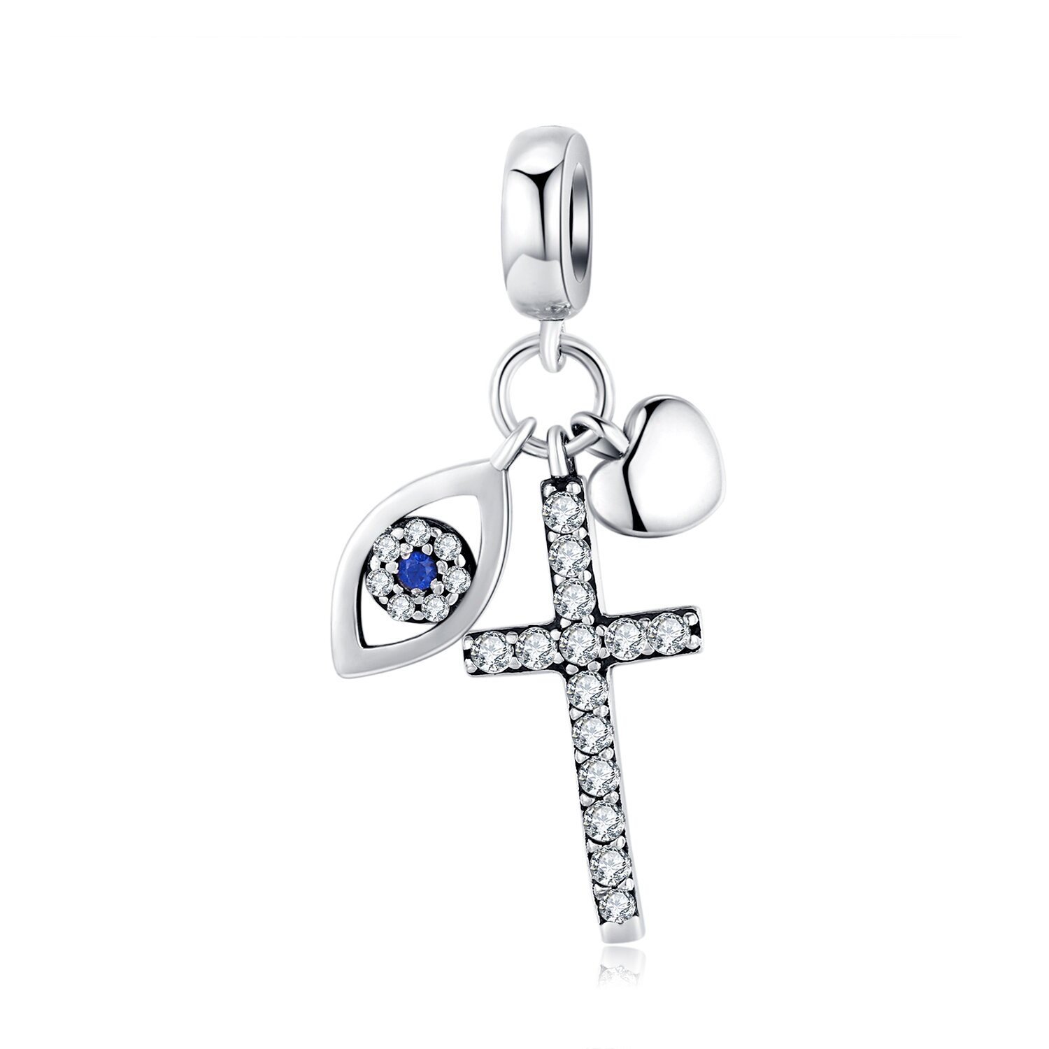 talisman-din-argint-heart-cross-eye-101239-4 Talisman din argint Heart Cross Eye - imagine 1