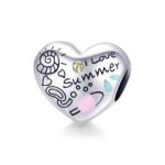 Talisman din argint I Love Summer