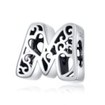 Talisman din argint In Love with Letter M