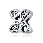 Talisman din argint In Love with Letter X
