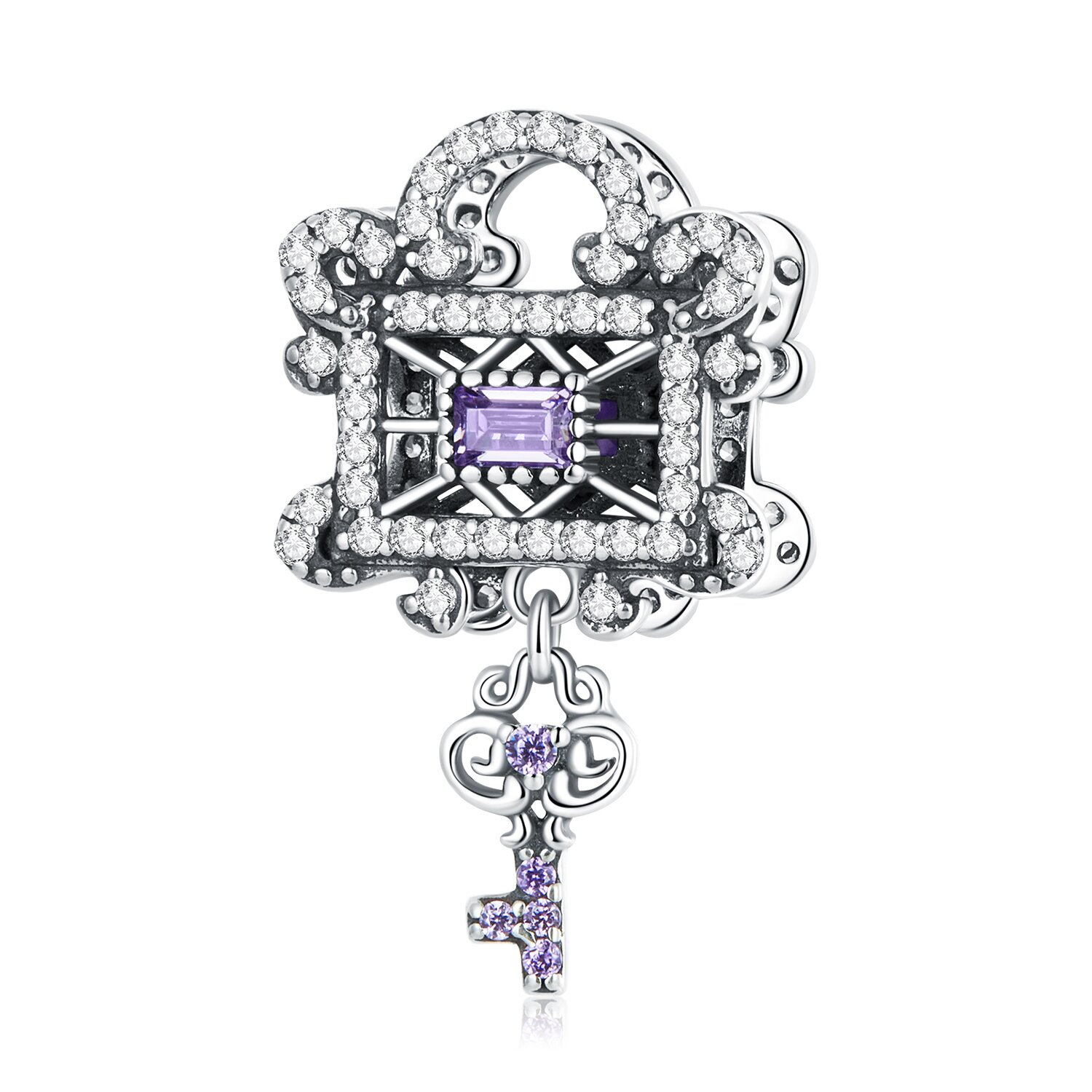 talisman-din-argint-key-lock-111800-4 Talisman din argint Key Lock - imagine 1