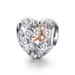 Talisman din argint Lucky Clover in my Heart