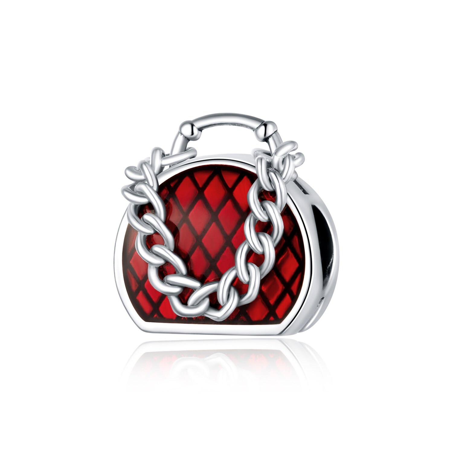 talisman-din-argint-red-chain-bag-82933-4 Talisman din argint Red Chain Bag - imagine 1