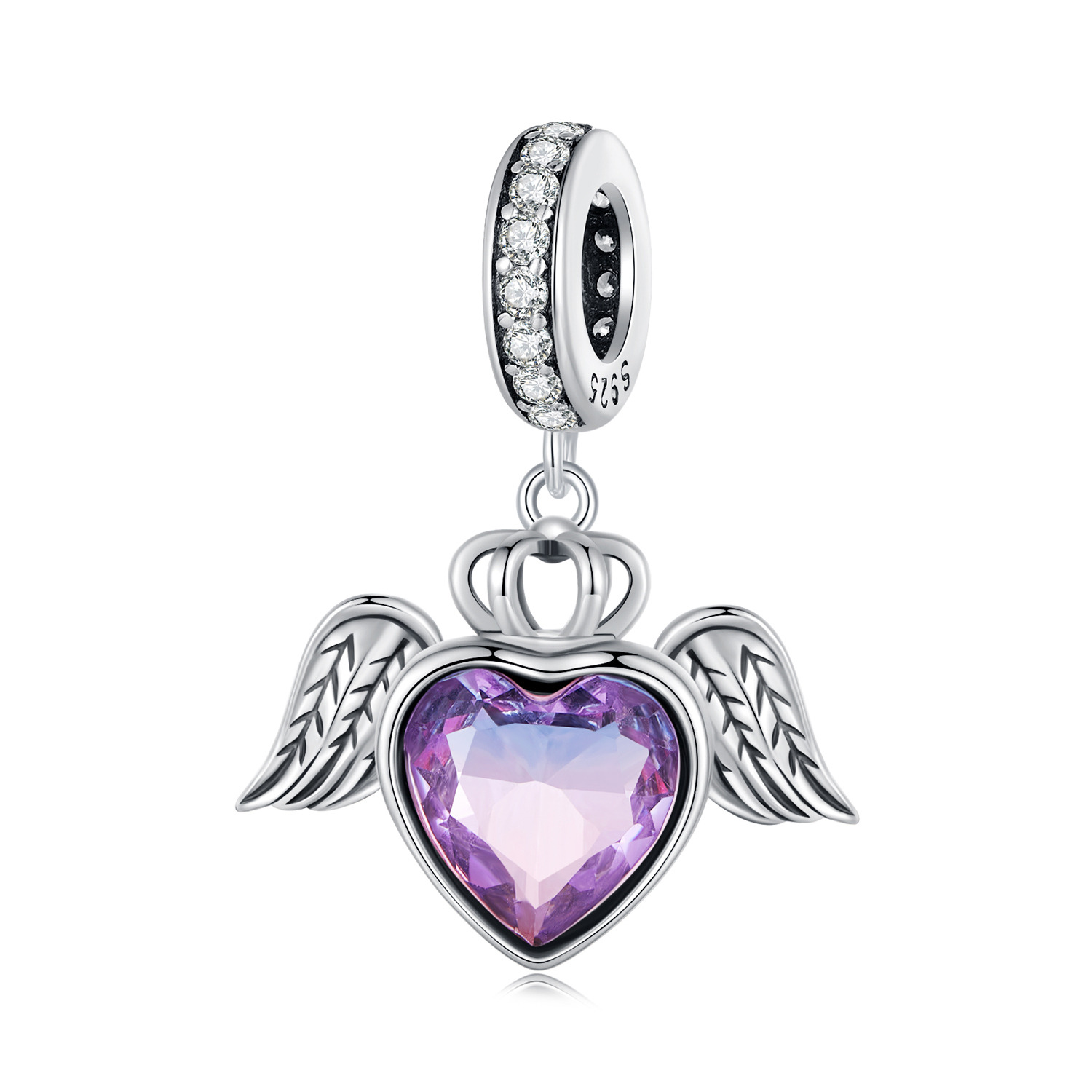 talisman-din-argint-royal-purple-heart-154101-4 Talisman din argint Royal Purple Heart - imagine 1