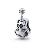 Talisman din argint Vintage Guitar