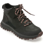 Ghete Femei CLARKS negre, ATL TREK BT GTX, din piele naturala
