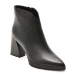 Botine elegante EPICA negre, 2748, din piele naturala