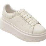 Pantofi sport Dama FLAVIA PASSINI albi, 3F612, din piele naturala