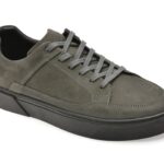 Pantofi sport GRYXX gri, HS2022, din nabuc