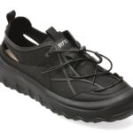 Pantofi sport GRYXX negri, 9232, din material textil