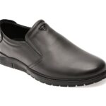 Pantofi OTTER negri, 556, din piele naturala