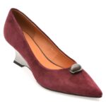 Pantofi dama eleganti EPICA visinii, H1911, din piele intoarsa