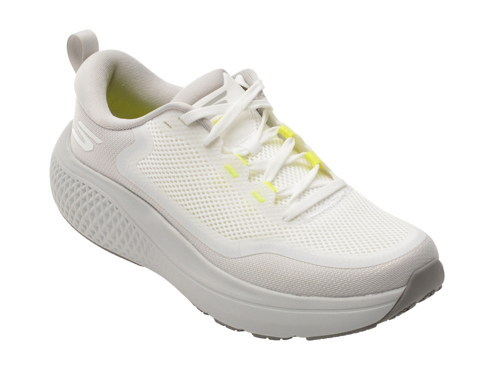 0b22f8200755d0a8b413ddd4a8780135a719f20259a7632eb44770de9e0e5a1a Pantofi sport SKECHERS gri, GO RUN SUPERSONIC MAX, din material textil - imagine 1