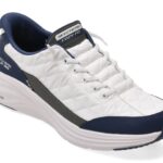 Pantofi sport SKECHERS albi, CONTOUR FOAM , din material textil