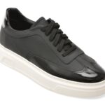 Pantofi sport MARCO BUFFON negri, BF1015, din piele naturala