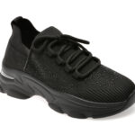 Pantofi sport Dama FLAVIA PASSINI negri, 213315B, din material textil