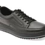 Pantofi sport GRYXX negri, BS4150, din piele naturala