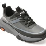 Pantofi sport OTTER negri, 93516, din material textil