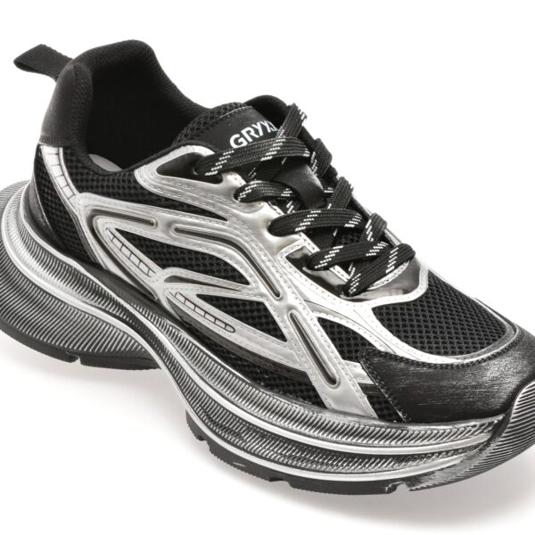 Pantofi sport GRYXX negri, 2082, din material textil