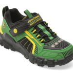 Pantofi sport SKECHERS verzi, ADVENTURE TRACK, din material textil