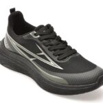 Pantofi sport GRYXX negri, 25015, din material textil