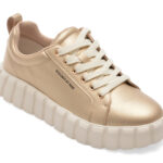 Pantofi sport Dama PASS COLLECTION aurii, M960007, din piele naturala