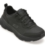 Pantofi sport SKECHERS negri, EDGERIDE, din material textil