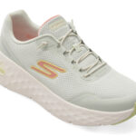 Pantofi sport Dama SKECHERS gri, GO WALK MAX CUSHIONING FLEX, din material textil