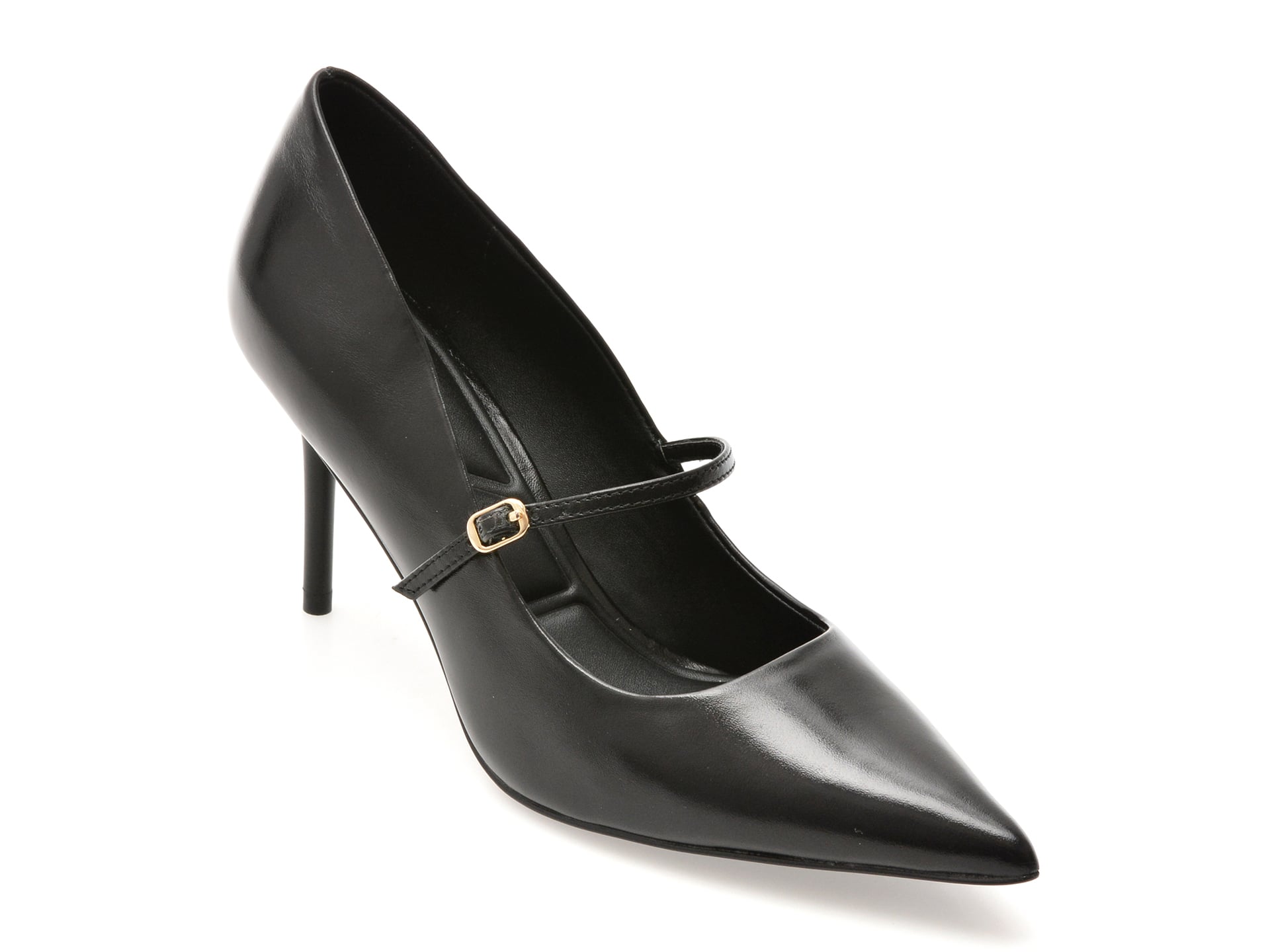194fe48d547e9e5dfceb878b1e28294b9c61ba4cefc2dc8260638d96955f0365 Pantofi dama eleganti ALDO negri, ELEDELADAR 001, din piele naturala - imagine 1