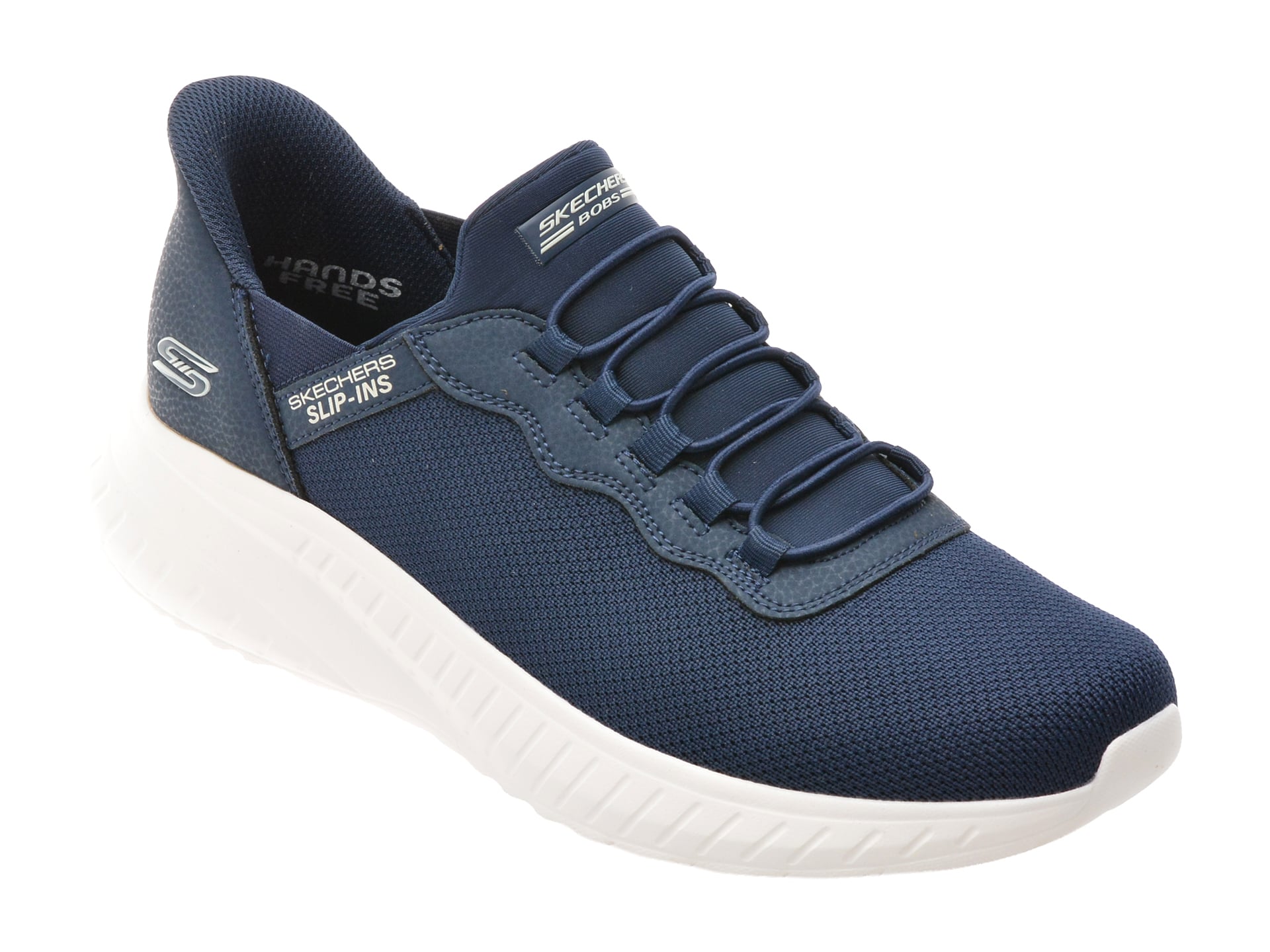 1964a64a6d8abce53c8150d2422b998c279f92b20e53b7cdcc7b0903b3c151e4 Pantofi sport SKECHERS bleumarin, BOBS SQUAD CHAOS, din material textil - imagine 1