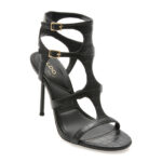 Sandale elegante ALDO negre, QUINTINA 001, din piele ecologica