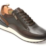 Pantofi sport LE COLONEL maro, 66442, din piele naturala
