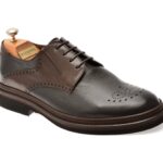 Pantofi eleganti LE COLONEL maro, 61722, din piele naturala