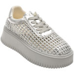 Pantofi sport Dama EPICA argintii, 5362, din piele ecologica