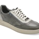 Pantofi sport MARCO BUFFON gri, BF1200, din piele naturala