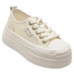 Pantofi sport Dama GRYXX albi, C11928, din material textil