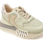 Pantofi sport Dama ERISMA verzi, 1356796, din piele naturala