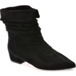 Botine EPICA negre, H3127J, din piele intoarsa