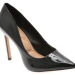Pantofi dama eleganti ALDO negri, STESSY 2.0, din piele ecologica lacuita