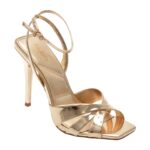 Sandale elegante ALDO aurii, METEORA 711, din piele naturala