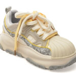 Pantofi sport Dama GRYXX albi, 825888, din piele naturala